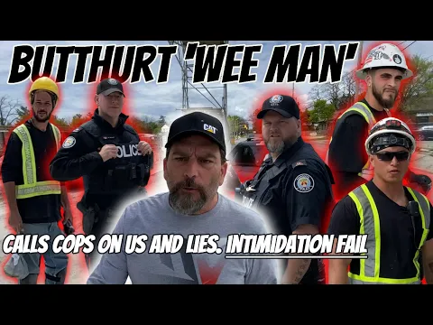 Download MP3 EPIC - Liars, Darrens and Cops - Intimidation Fail At Construction Site - Scarborough, ON, Canada