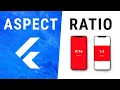 Flutter AspectRatio Widgets