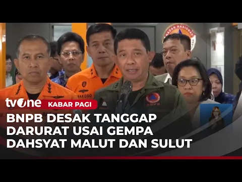 Usai Gempa M 7,6, BNPB Minta Pemda di Sulut-Malut Tetapkan Status Tanggap
