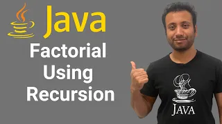 Java Bangla Tutorials 123 factorial using recursion in java