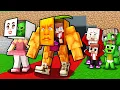 JJ and Mikey Prank Families in Steal a Brainrot in Minecraft (Maizen)