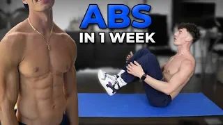 10 min intense ab workout to lose belly fat in 1 week at home