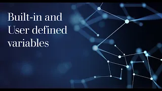 1 Built-in variables in Robot Framework User defined variables Set Local Variable