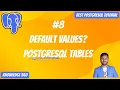 How to Generate Default Values for PostgreSQL Table Columns PostgreSQL Full Playlist
