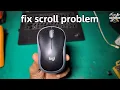 Mouse repair Logi M185 repair mouse scroll repair diy project and tools Logitech mouse repair