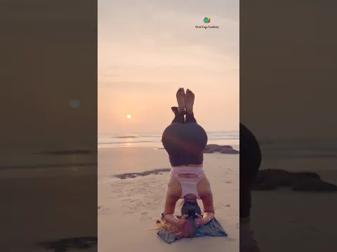 Yoga on the beach #yogawithurmipandya #yoga #motivation #shorts #short #shortvideo #shortsfeed #yt