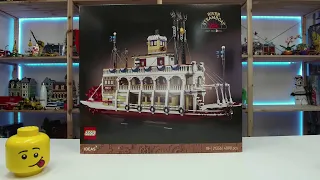 LEGO Ideas 21356 River Steamboat - LEGO Speed Build Review