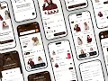 Fashion Store Mobile App UIUX Design Ecommerce App Clothing Store App UI Design UI Kit Figma