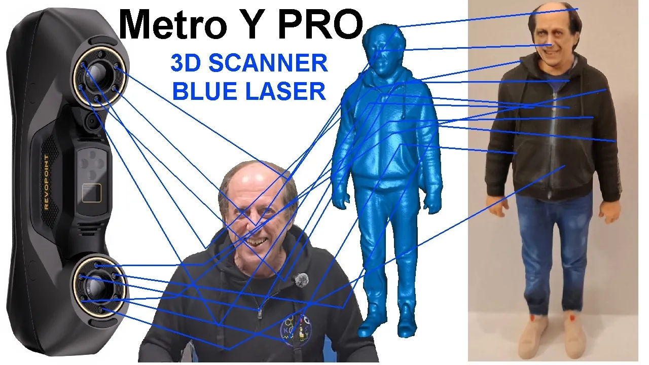 #727 Revopoint MetroY Pro lo SCANNER 3D dalla realtà al digitale! #3dscanner #3dscanning #MetroYPro