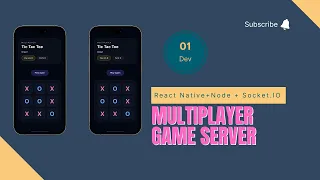 Multiplayer Game Server with Socket IO React Native Tic Tac Toe