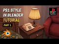 PS1 Style Graphics in Blender Low Poly Assets Beginner Tutorial - Part 1