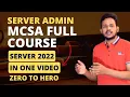 MCSA Windows Server 2022 Full Course In Single Zero To Hero Non Stop Training 100 Lab Hindi