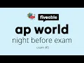AP World Review - All units