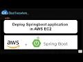 Tamil Deploy Springboot application in AWS EC2 example with easy steps