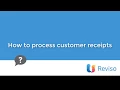 How to process customer receipts