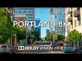 Road Trip USA Part 11 - Driving Portland Oregon in 8K Dolby Vision R
