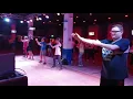 Jo Ali presenting Mama Mia at Fitness Fiesta Camber Sands