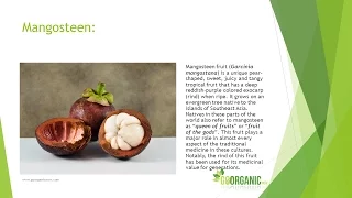How to be Given a Mangosteen. 