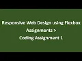 Coding Assignment 1 Assignments Responsive Web Design using Flexbox NxtWave CCBP