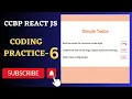 Simple Todos Coding Practice 6 REACT JS NxtWave CCBP 4 0