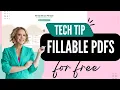 How to Create Fillable PDFs with checkboxes fillable text with a free tool Sejda with Emily Reagan