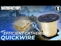 Efficient Basic Quickwire Factory Tutorial - Satisfactory New Player Guide EP6