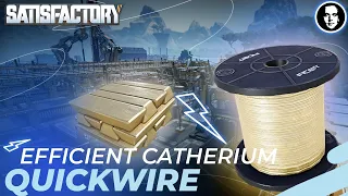 Efficient Basic Quickwire Factory Tutorial - Satisfactory New Player Guide EP6