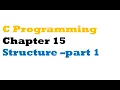 C programming - chapter 15 Structure Concept
