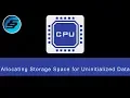 Allocating Storage Space for Uninitialized Data - Assembly Programming