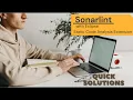 How to do Static Code Analysis using SonarLint