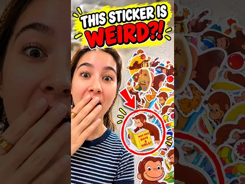 Mom Bought Stickers for Her Toddler… But One Was VERY Strange! 😨