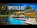 Luxury Living in Wenham MA 61 Topsfield Rd Drone Tour