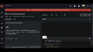 Codewars If you can t sleep just count sheep Python 8 kyu