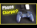 How to Charge PS4 Controller with Phone Charger to NOT BURN IT OUT