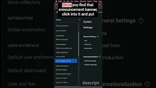 How To Enable The Announcement Banner In Jira Cloud Shorts 