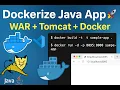 Deploy Java WAR File on Tomcat using Docker Dockerfile Docker Compose Tutorial