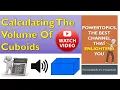 Calculating The Volume Of Cuboids Year7 - - with lots of examples