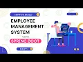 Spring Boot Backend Project Employee Management System Part 1 Project Setup Structure