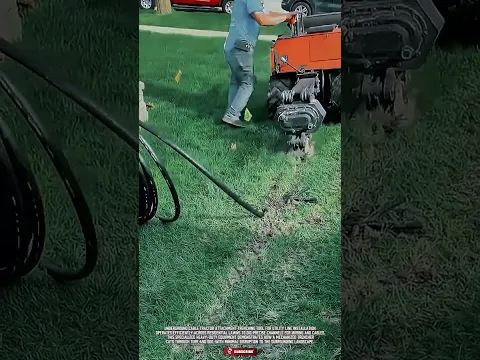 Underground Cable Tractor Attachment Trenching Tool For Utility Line Installation! #ToolHolder