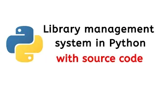 Library management system with python tkinter python