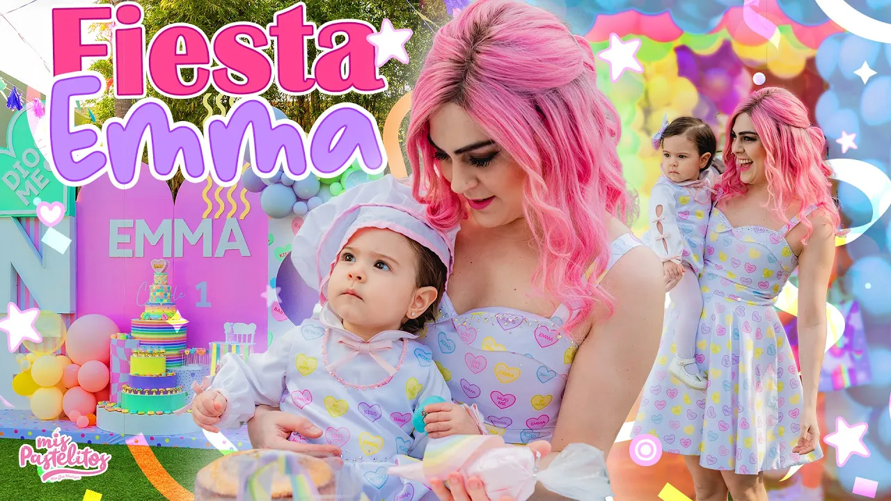 FIESTA DEL PRIMER CUMPLEAOS DE MI HIJA EMMA   MIS PASTELITOS