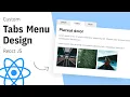 Build A Tab Menu with React JS Quick Tutorial