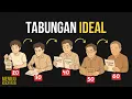 jumlah tabungan ideal untuk usia 20, 30, 40, 50, dan 60