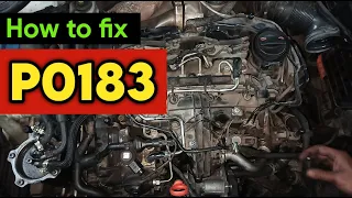 P0183 P0183 Fuel Temperature Sensor A Circuit High Input p0183 obd2 p0183 code