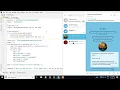 Send Message to telegram user with python script