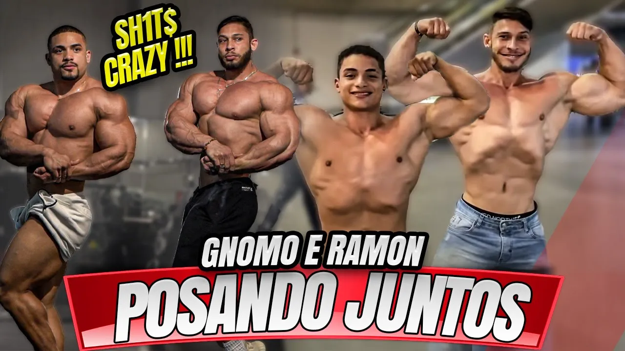 RAMON E GNOMO REVELARAM O SHAPE E POSARAM JUNTOS NO NOVO CT!!!
