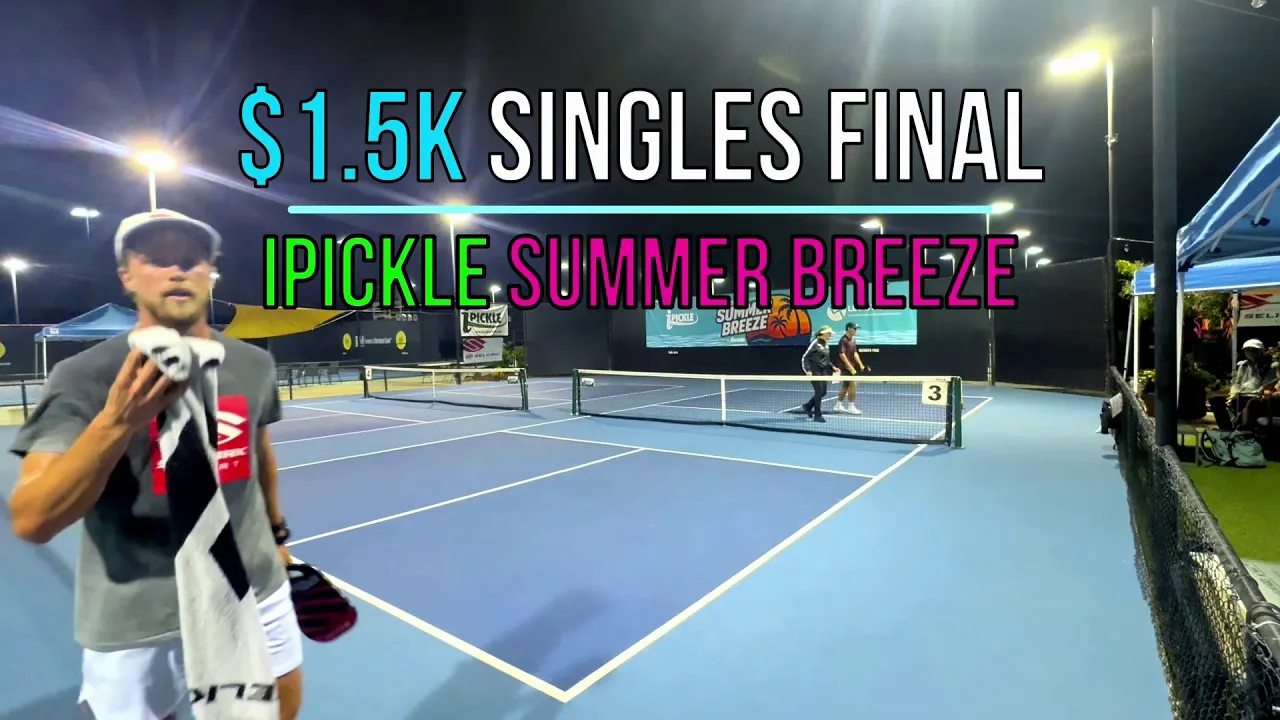 $1500 Pro Singles Finals Rafael Lenhard (5.9) vs Drake Palm(5.7) iPickle Summer Breeze