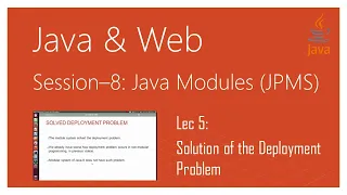 Java 9 Modularity Java 9 Modules Tutorial JPMS Solution of the Deployment Problem
