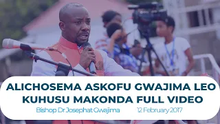 ALICHOSEMA ASKOFU GWAJIMA LEO KUHUSU MAKONDA FULL VIDEO Bonyeza SUBSCRIBE 