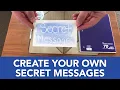 Create Your Own Secret Messages